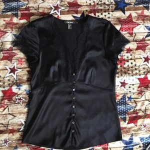 DKNY Silk Top